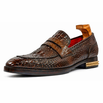 Jackob Martin Baron Croc Luxe Loafers