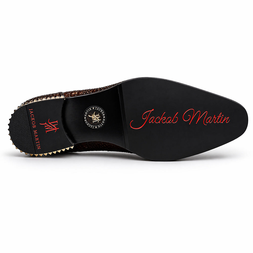 Jackob Martin Baron Croc Luxe Loafers