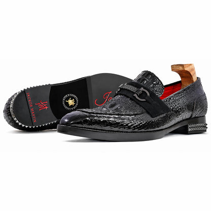 Jackob Martin Baron Croc Luxe Loafers