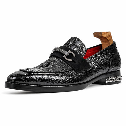 Jackob Martin Baron Croc Luxe Loafers