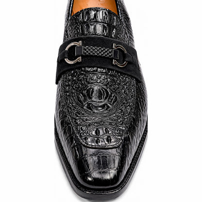 Jackob Martin Baron Croc Luxe Loafers