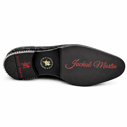Jackob Martin Baron Croc Luxe Loafers